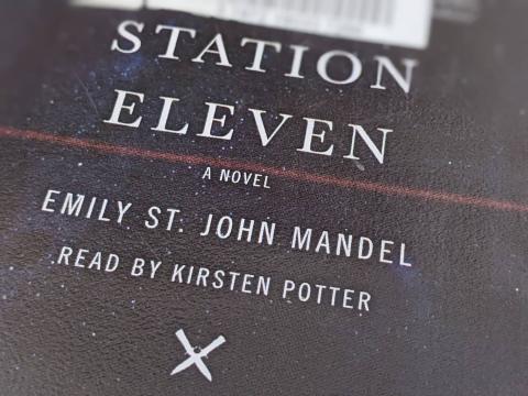 photo of the cover of the audiobook Station Eleven by Emily St. John Mandel